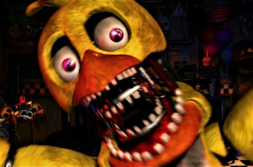 Do you think Withered Chica bites the player after jumpscaring them? Now  I'm not saying that Withered Chica did the Bite of 87, I've just had this  Question since FNaF 2 came