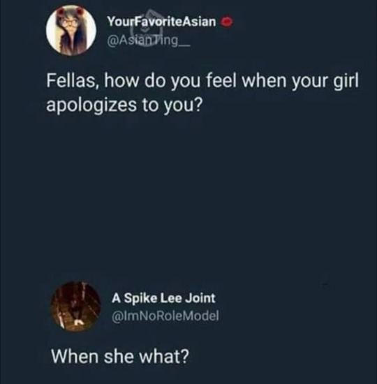 yermemeblog:  I laughed way too hard at this.  She gotta really fuck up for me to get one of those….and she not a fuckup lmao