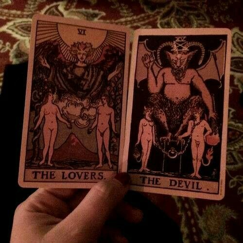 “i found the devil, i found him in a lover.”coming down- halsey