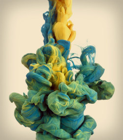 sixpenceee:  High speed photographs of ink being dropped in water by Alberto Seveso. 