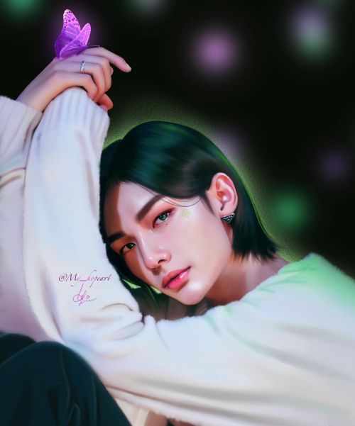 Hyunjin by my_hopeart He finally returned to us, our beloved, sunny boy!