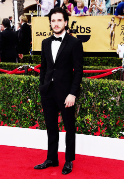 gameofthronesdaily:  Kit Harington attends the 21st Annual Screen Actors Guild Awards at The Shrine Auditorium on January 25, 2015 in Los Angeles, California. 