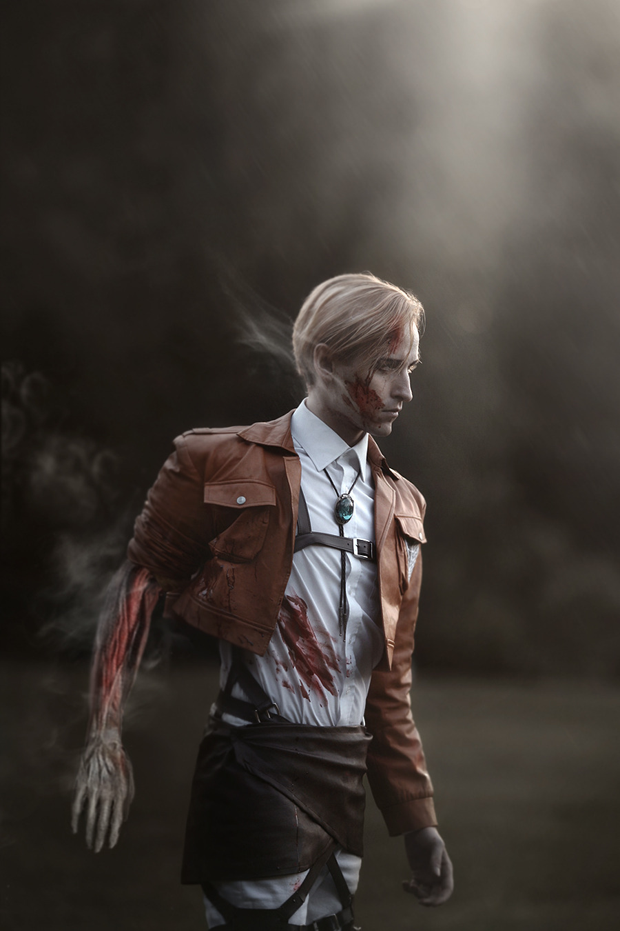 966-ua:  dantelian:    Alambresion as Erwin Smith    (cosplay based on manga chapters