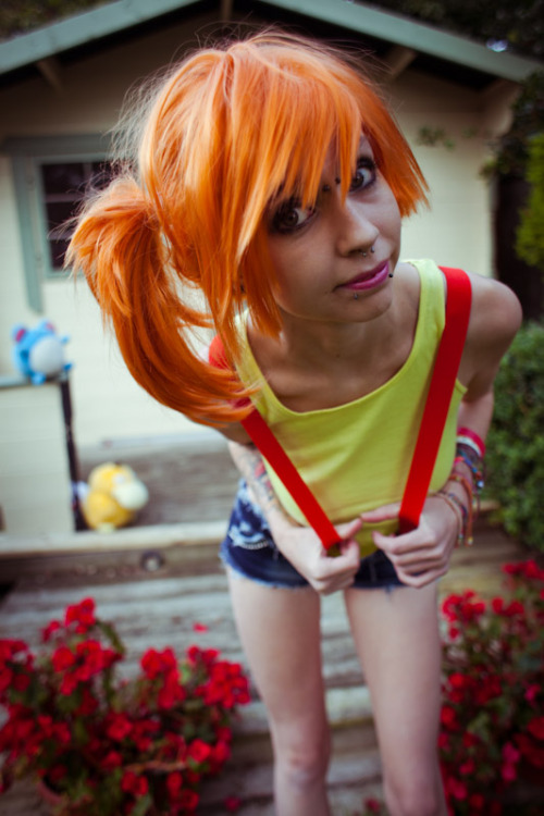 nes-chick:  bluedogeyes:   .:Misty:. by nes chick Cosplayer tumblr / deviantart  I will be dressed in my misty cosplay this coming mcm London expo in may! Feel free to come and say hi :D 