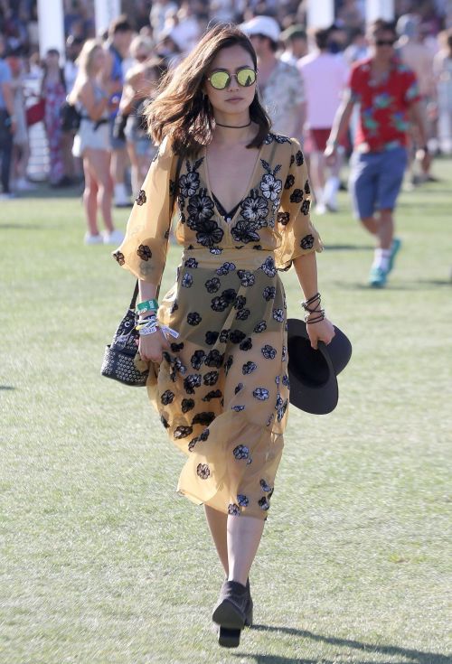 a-z-celebrities:    Jamie Chung at Coachella 2016 week 1 day 2 in Indio..