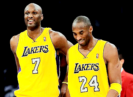sports-and-everything-else: 4/? Friendship Goals → Kobe Bryant and Lamar Odam