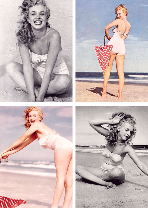 quieroalasparavolar:  Marilyn Monroe photographed by Andres De Dienes 
