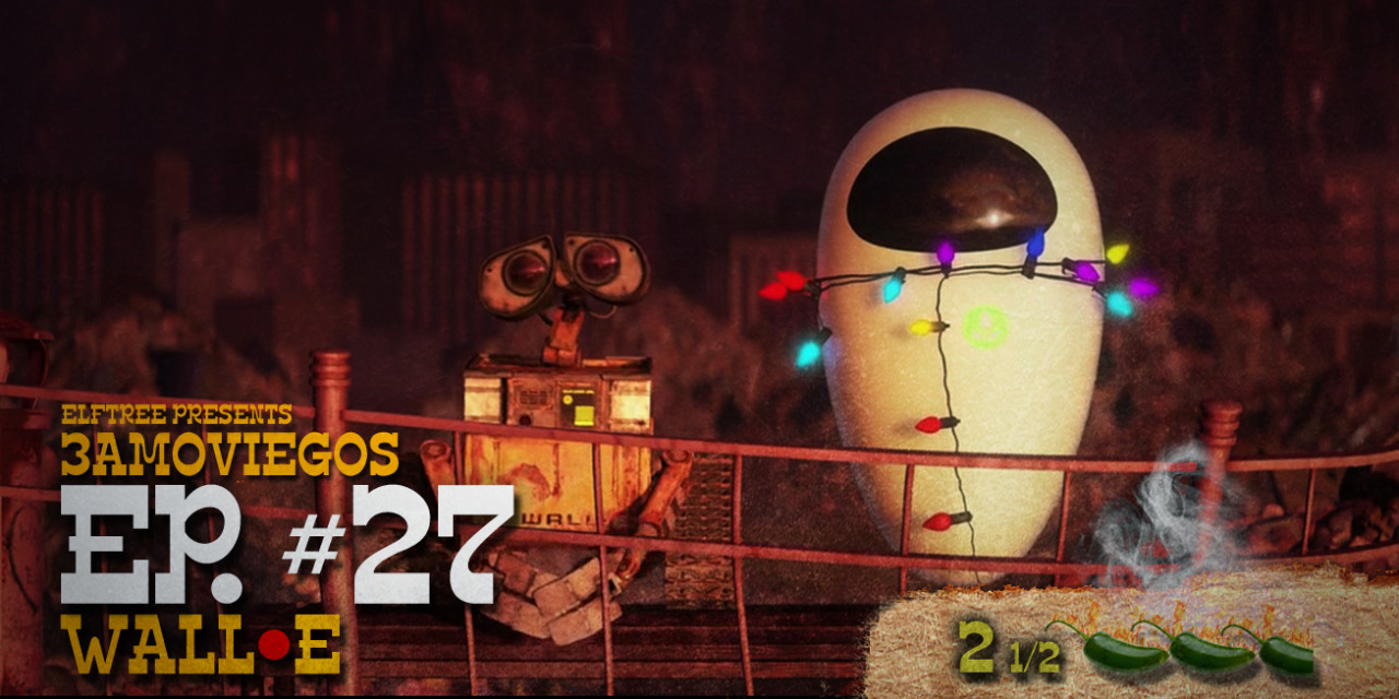 This week on 3Amoviegos Ian, Martyn & Joe release their inner child with their awakened and matured minds and watch Disney and Pixar’s Wall•E.
The year is 2805. Earth has been abandoned and left to stagnate in building sized mounds of garbage after...