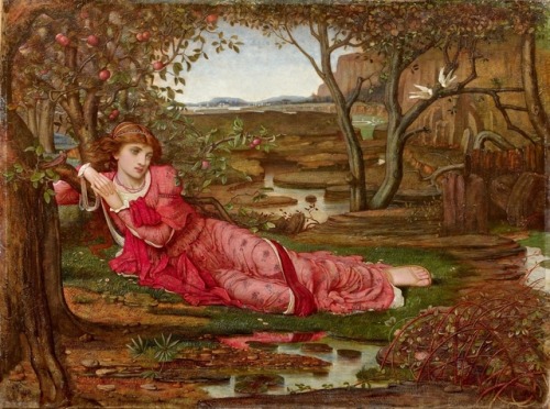 pre-raphaelisme:Song Without Words by John Melhuish Strudwick, 1875