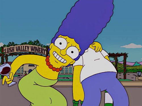 Front Facing Marge Simpson(Co-Dependents Day)