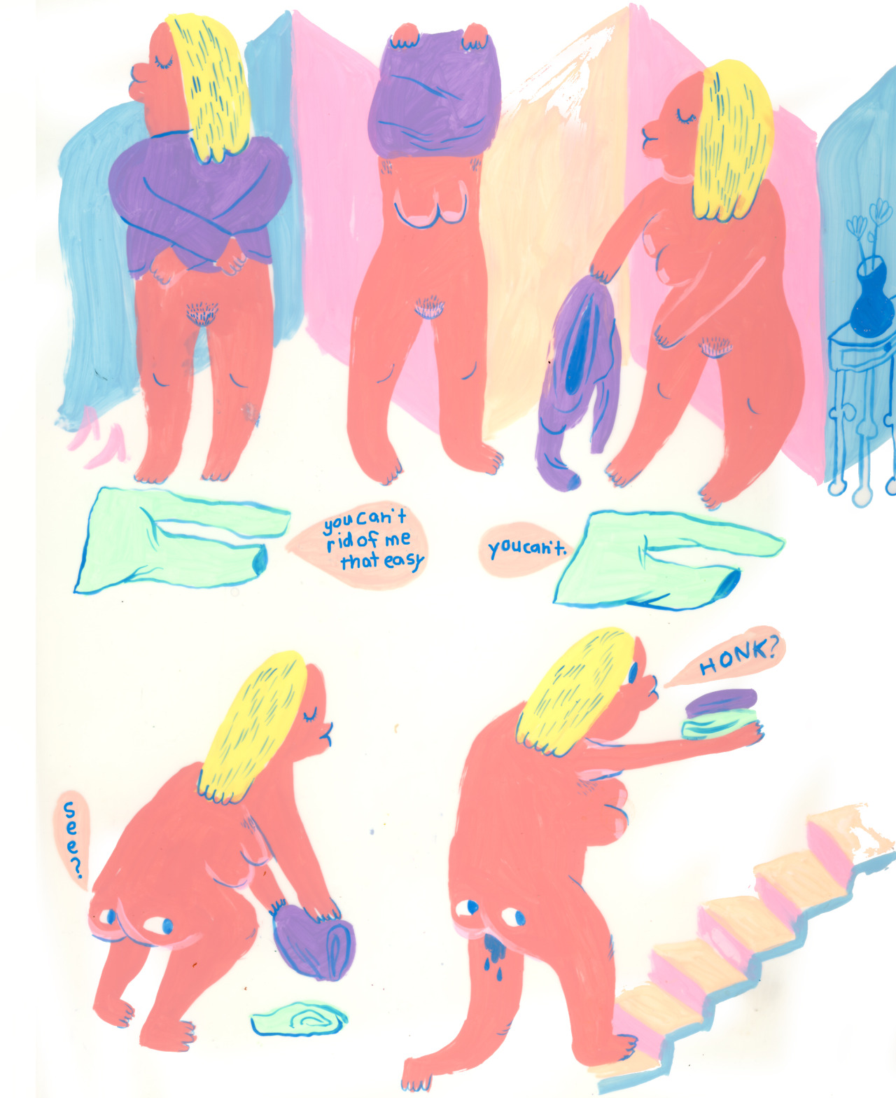 etteette:  this is a comic i made for vice a few years ago ~ about winkers pants