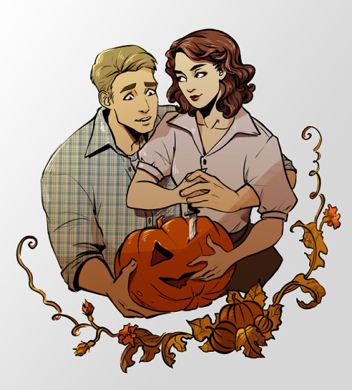koriandr-art: commission for  agent-carter-barnes  happy halloween!