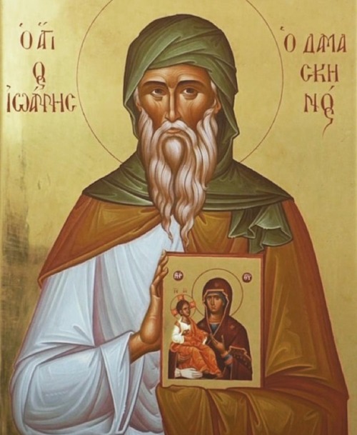 orthodoxfellowship:Today we also celebrate Saint John of Damascus who is responsible for compiling t