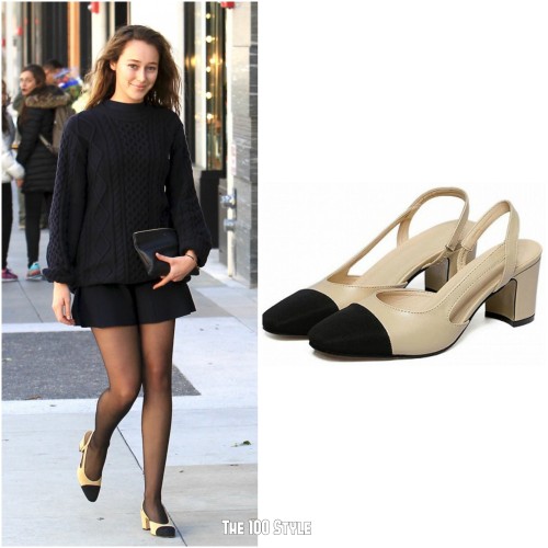 Style Inspiration: Chanel Two-Tone Slingback Pumps