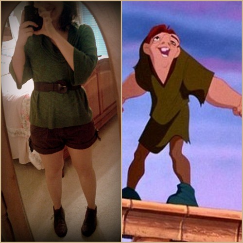 destinationparadisefalls:Quasimodo inspired disneybound!