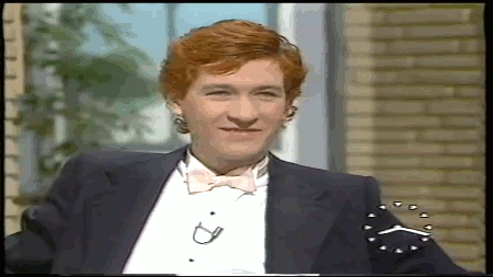 fallopianrhapsody:Making gifs of Captain Sensible looking like a toddler on picture day for arewenot
