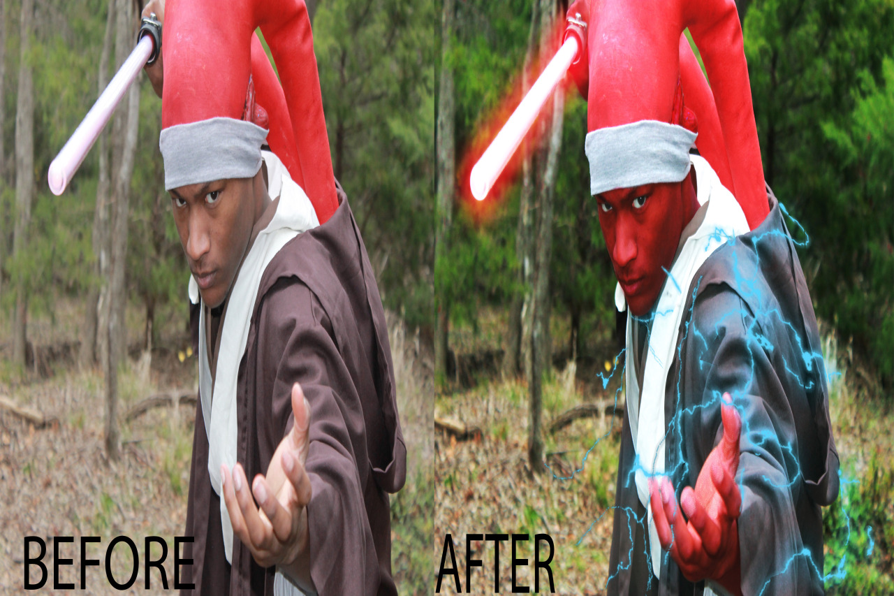 photoshop is a very powerful tool if used properly here we have a star wars twi lek