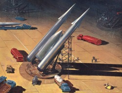 boomerstarkiller67:  Rockets - Chesley Bonestell