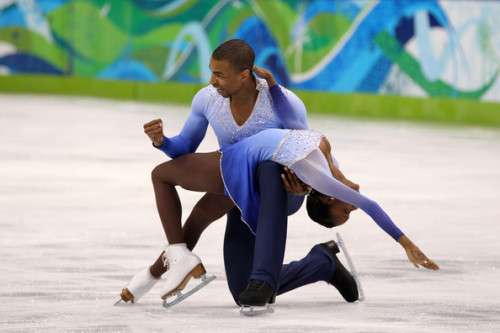 inthylove: Yannick Bonheur and Vanessa James - the first black pair skaters to be in the Olympics. f