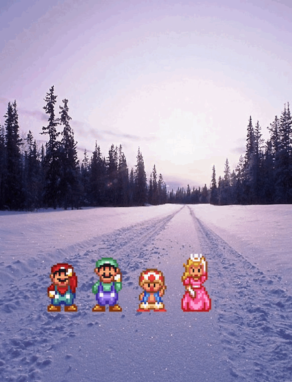 it8bit:  Video Games In Real Life Created by David Expósito / poderfriki Behance