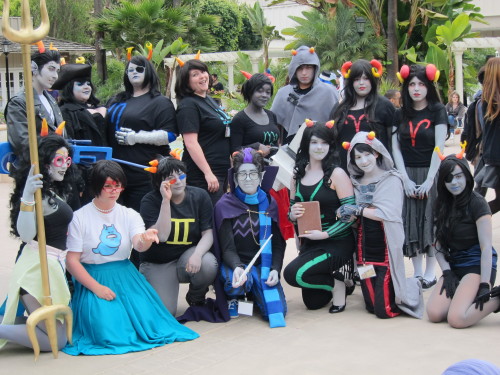 tarantella-ragazza:All the Homestuck cosplays I saw at Anime Conji on saturday 4/13! Please let me k