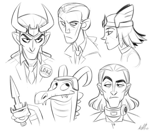 Finished the Loki series and I’m obsessed. Have some sketches.