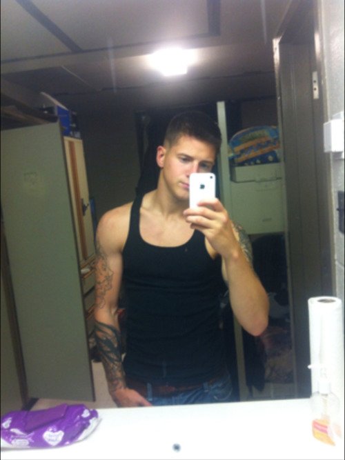 tonysnead08:  alexsterling291:  FUCK ME!!! FOREVER!!! militaryboysunleashed:  As promised… 20 year old Marine from Camp Lejeune, NC.   Plz marry me like ASAP! We would have one hell of a honeymoon! 