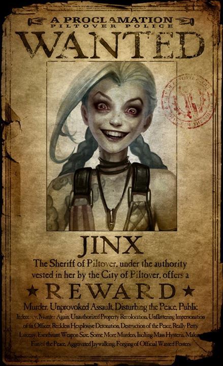 xxcreature-featurexx:  “The name’s Vi. I’m an enforcer. And this is my town - Piltover. They call this place the City of Progress - or they did until she showed up.  Her name is Jinx. That’s what they call her, anyway. No one knows who she