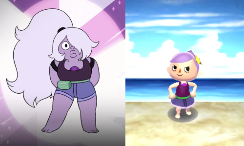 Amethyst’s outfit from “Beach Party” as a dress! I miss su and since Amethyst is one of my fav chara