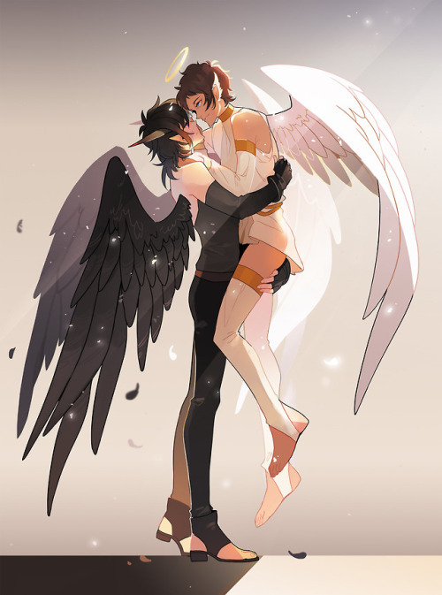 prinzcake: Angel Lance/Demon Keith AU  An AU that’s really dear to me that I finally got 
