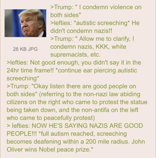 tales-of-4chan:Anon sums up Trumps Charlottesville comments