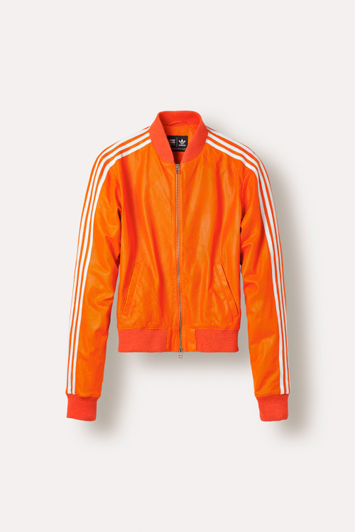 Pharrell Williams x adidas Originals 2014 Fall/Winter “Tennis” Luxury Track Tops.(via Pharrell Willi