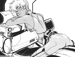 From a &ldquo;posing on machinery&rdquo; idea on twitter!♥