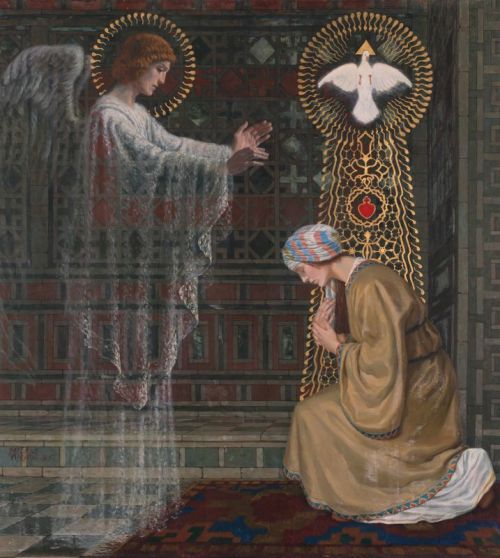 The Annunciation, 1915 By Helena Vurnik ( Austrian-born Slovenian, 1882–1962)