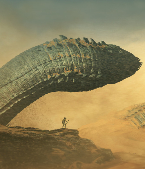 cyberclays:  Dune Worms  - Dune fan art by  Peter Konig  