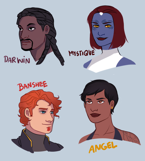 nikorys: the first class x men babies after some (hypothetical) years. no one died, no one left and 