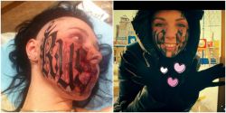 8bitchick:  copy-nin:  fucknobadtattoos:  apparently not only her first tattoo but also her boyfriend’s name…cool good job  LOLOLOLOLOLOLOLOOLOLOLOLOLOLOLOLOLOLOLOLOLOLOLOLOLOLOLOLOLOLOLOLOLOLOLOLOL  she looks like she’s dead in the first photo.