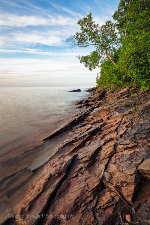 upimages:Lake Superior Shoreline, W. C. Veale Park in Michigan’s Keweenaw Peninsula.  Jul