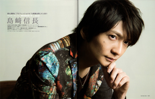 seiyuu: Shimazaki Nobunaga in Cool Voice Vol 17Please do not reupload / redistribute my scans elsewh