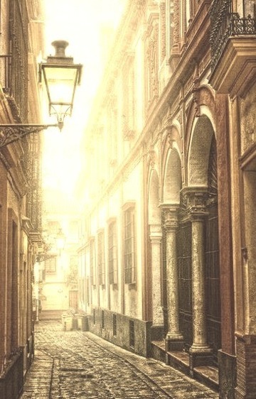 Foggy Morning, Sevilla, Spain