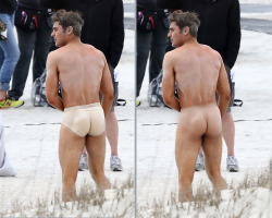 enemygentleman:  To celebrate the release of the critically panned and generally shit but hot Zac-sploitation flick Dirty Grandpa I tried to “fix” the photos paparazzi took of them filming a scene from the movie as best I could. ;) 