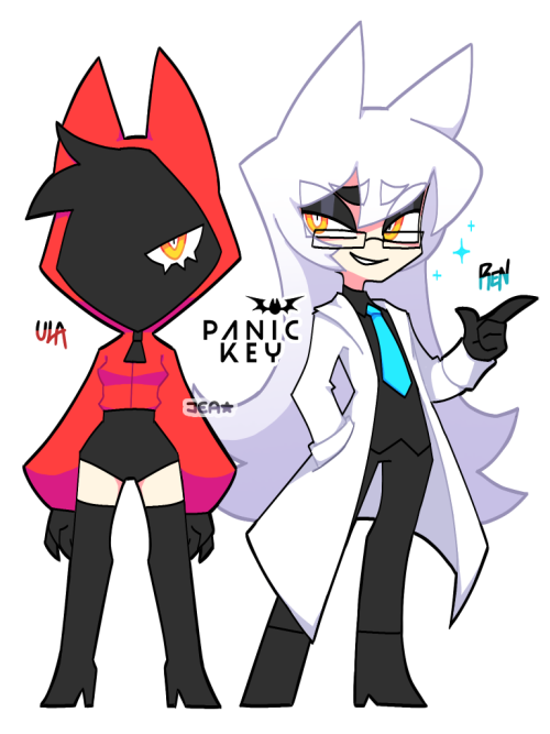 Panic Key main characters, the twins, Ula and Ren