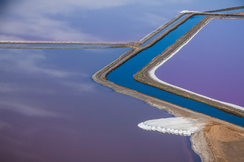 itscolossal: Purple Views of the San Francisco Bay Salt Ponds by Julieanne Kost