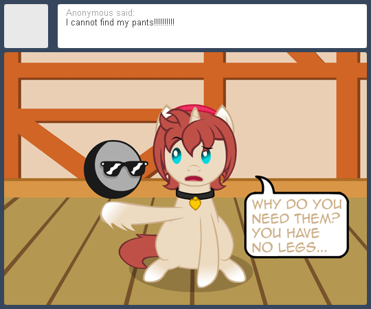 nopony-ask-mclovin:  Wow something wrong, Terrie…?  X3!
