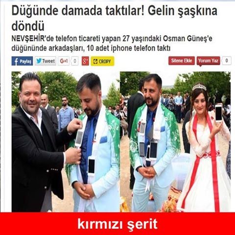 Düğünde damada taktılar!...