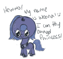 ask-luna-bagel:  ask-woona-bagel:  Ask Woona Bagel! thy bwagel Pwincess the woona version of Luna Bagel! ASK ME ANYTHIWNG  NEW WOONA BAGEL BLOG!  X3