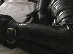 petmistress:  nankingdecade:  “Good morning, sweet doll. Did you sleep well?”  Haha—I’ve never done this to Angel, but I have caged him all night, and I have kept him bound on the floor beside me.  It would scare me to have this much