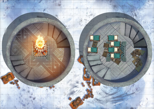 Interior map of our dwarven stronghold, plus outposts and towers: ya’ll can see more previews at our