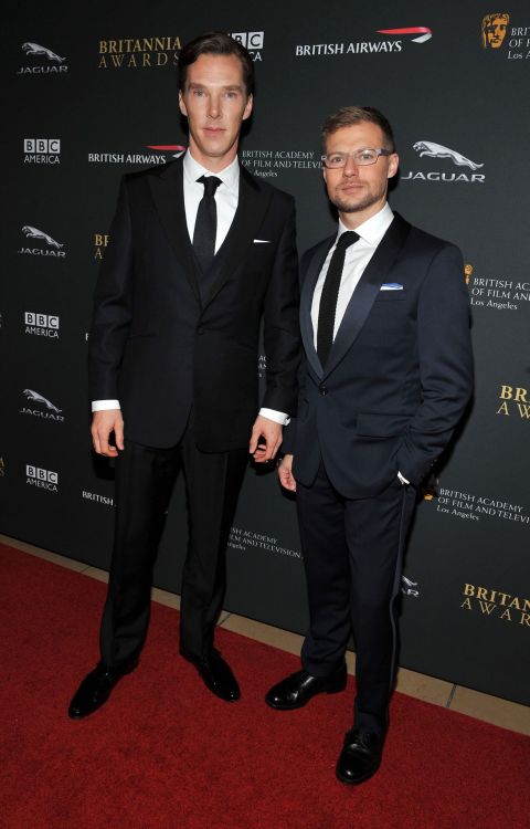 deareje: George Clooney and Benedict Cumberbatch. #Britannias