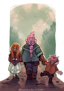 this-artist-rushes-in:  Father’s day is a tricky thing for many of us, me included. But the idea of Merle finding time for his children after all his adventures, finding peace with his role as a father in the face of 100 years of growth…it feels